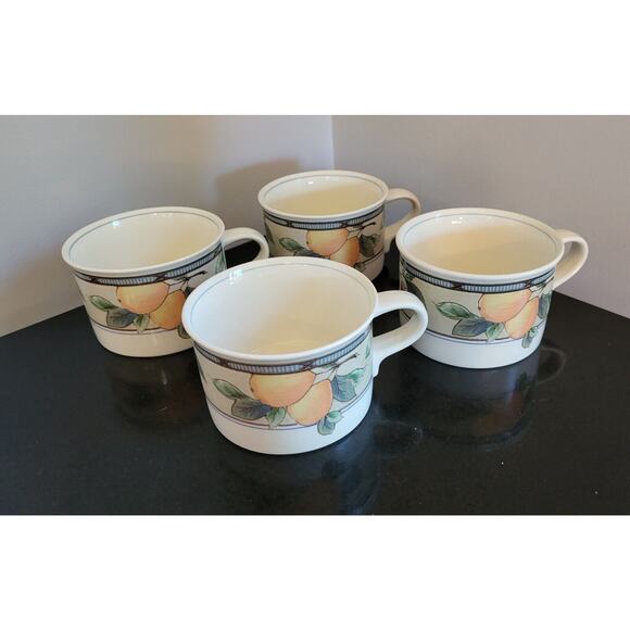 (Set of 4) Mikasa Intaglio GARDEN HARVEST Cups CAC29 Stoneware - Picture 14 of 15